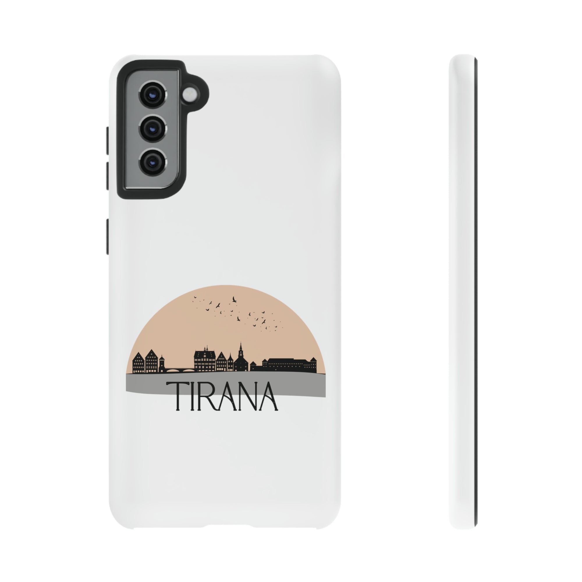 TIRANA Phone Case - White