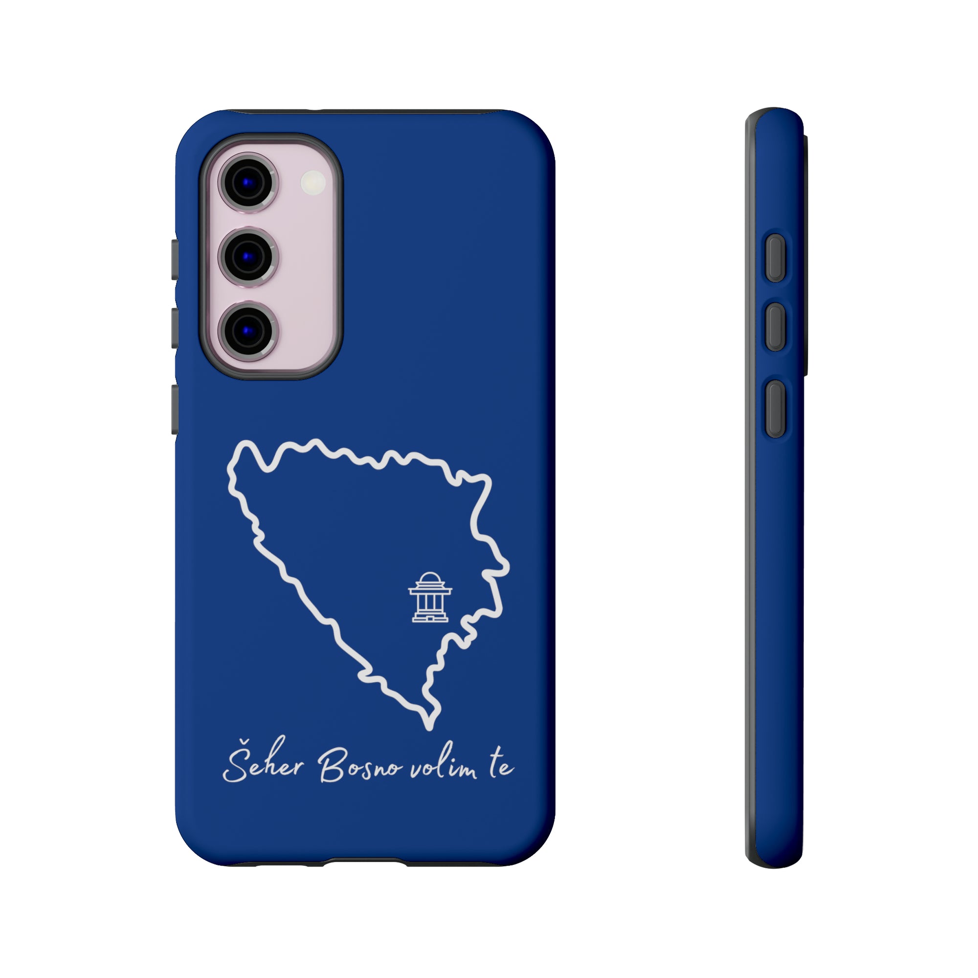 Šeher Bosno Volim Te Phone Case - Blue