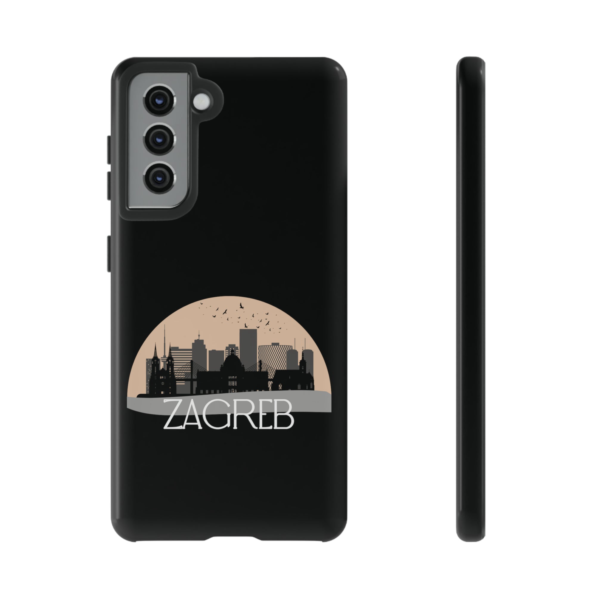 ZAGREB Phone Case - Black