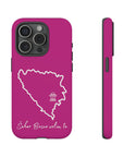 Šeher Bosno Volim Te Phone Case - Pink