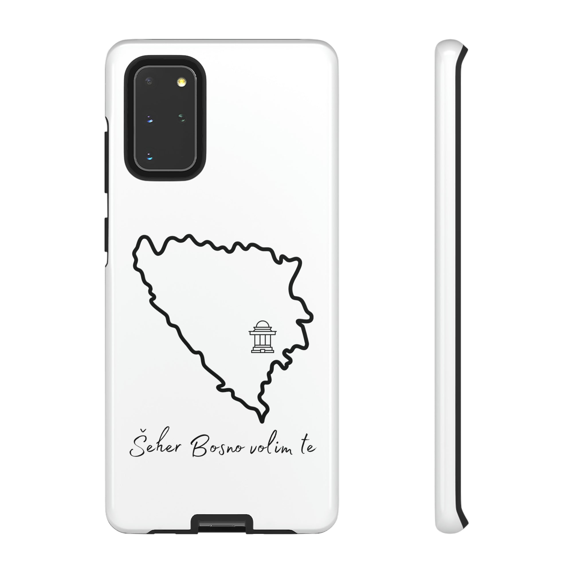 Šeher Bosno Volim Te Phone Case - White