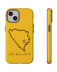 Šeher Bosno Volim Te Phone Case - Yellow