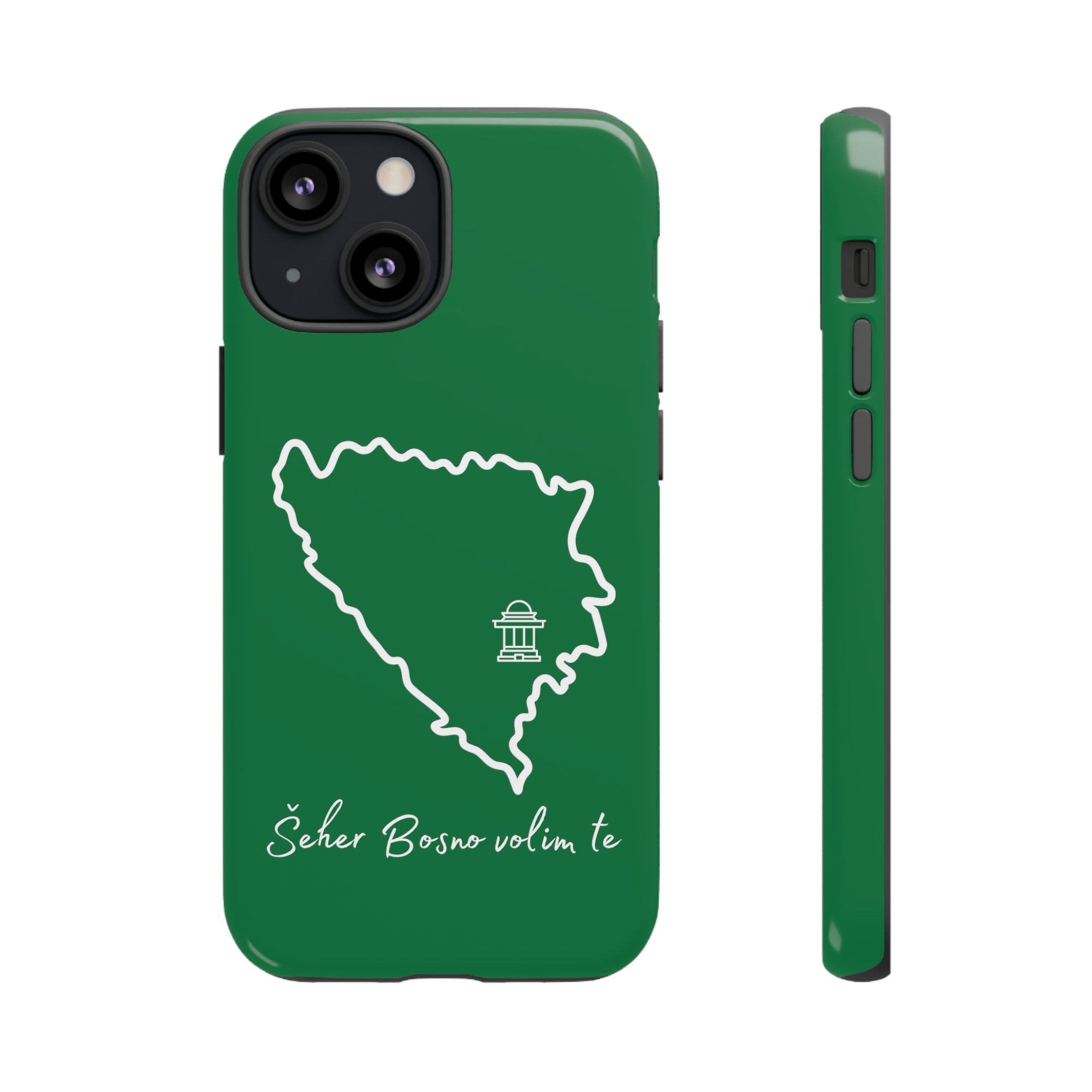 Šeher Bosno Volim Te Phone Case - Green