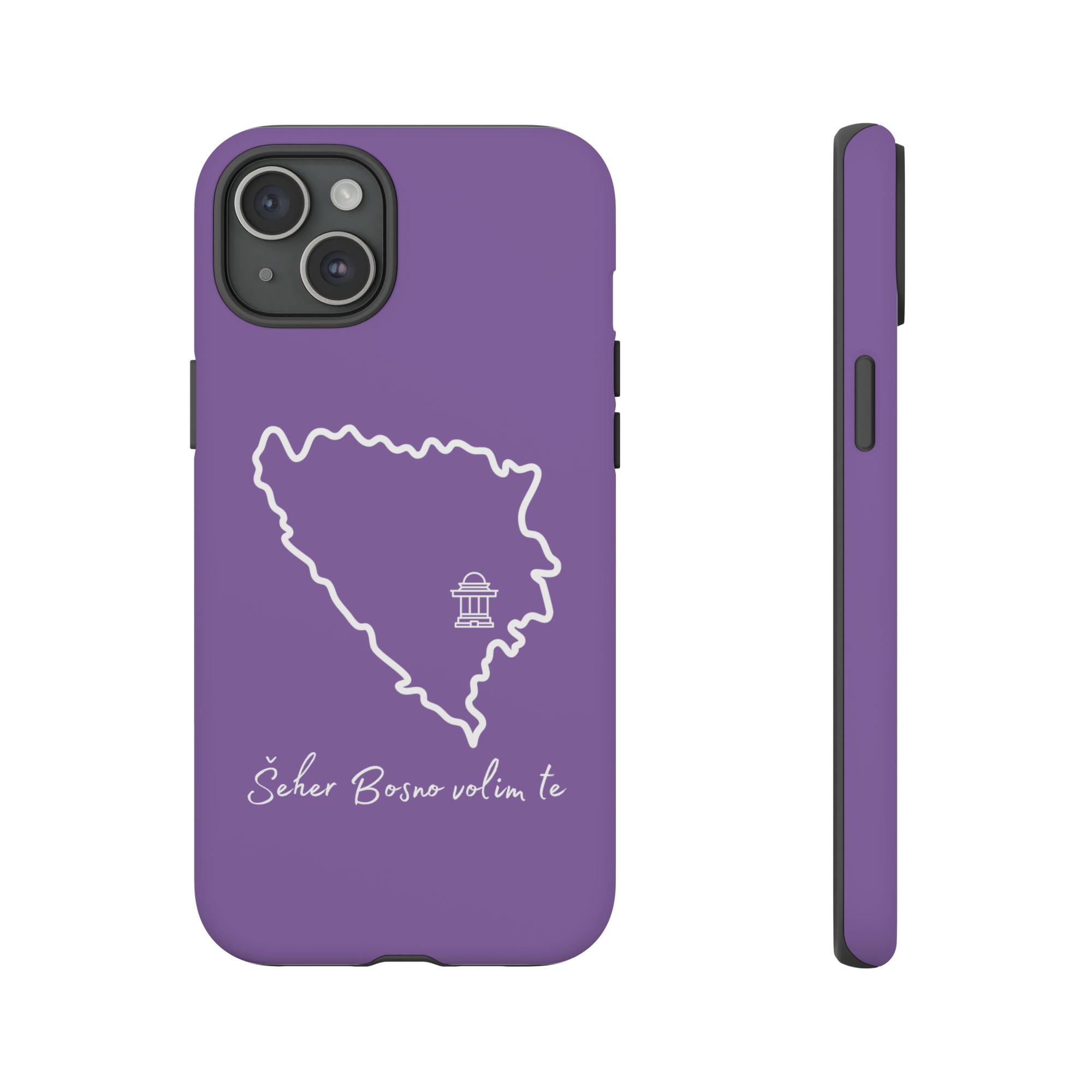 Šeher Bosno Volim Te Phone Case - Purple