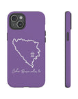 Šeher Bosno Volim Te Phone Case - Purple