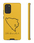 Šeher Bosno Volim Te Phone Case - Yellow