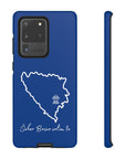 Šeher Bosno Volim Te Phone Case - Blue