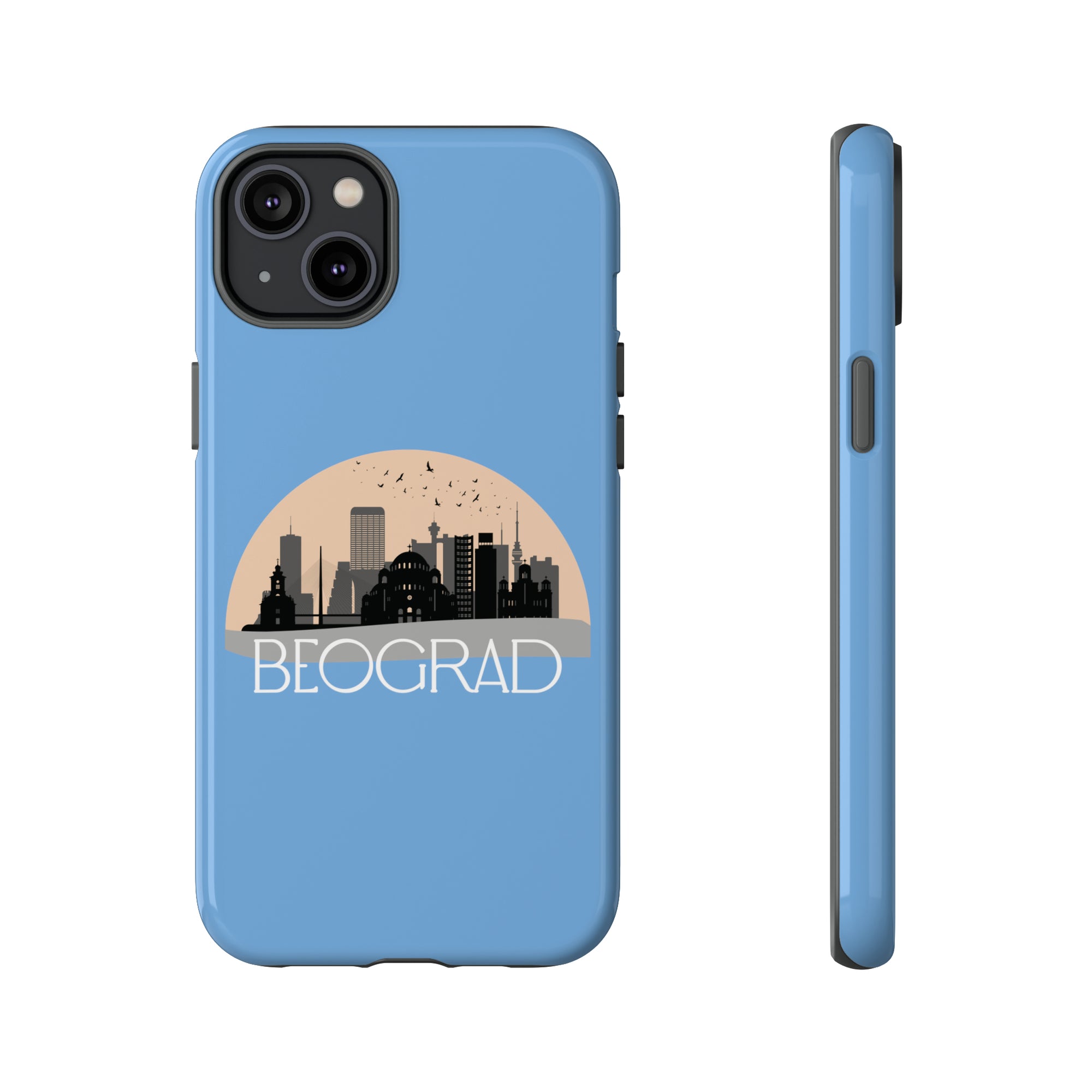 BEOGRAD Phone Case - Light Blue