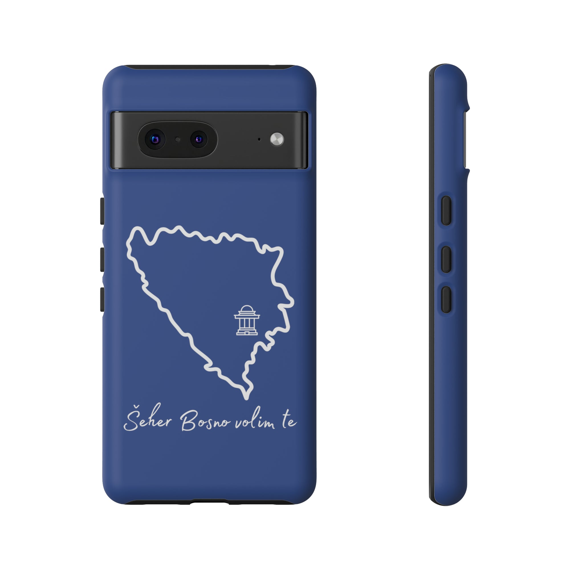 Šeher Bosno Volim Te Phone Case - Blue