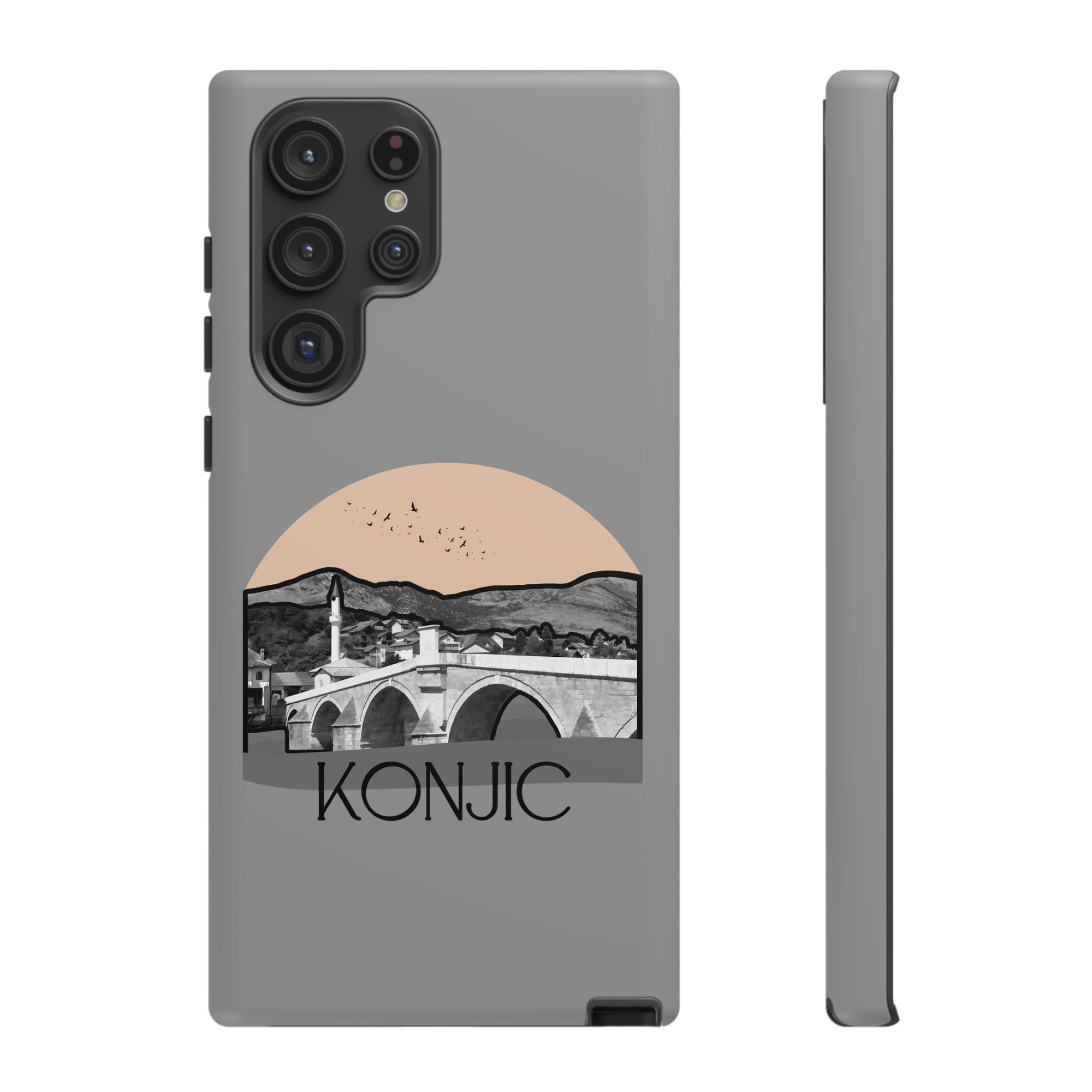 KONJIC Phone Case - Grey