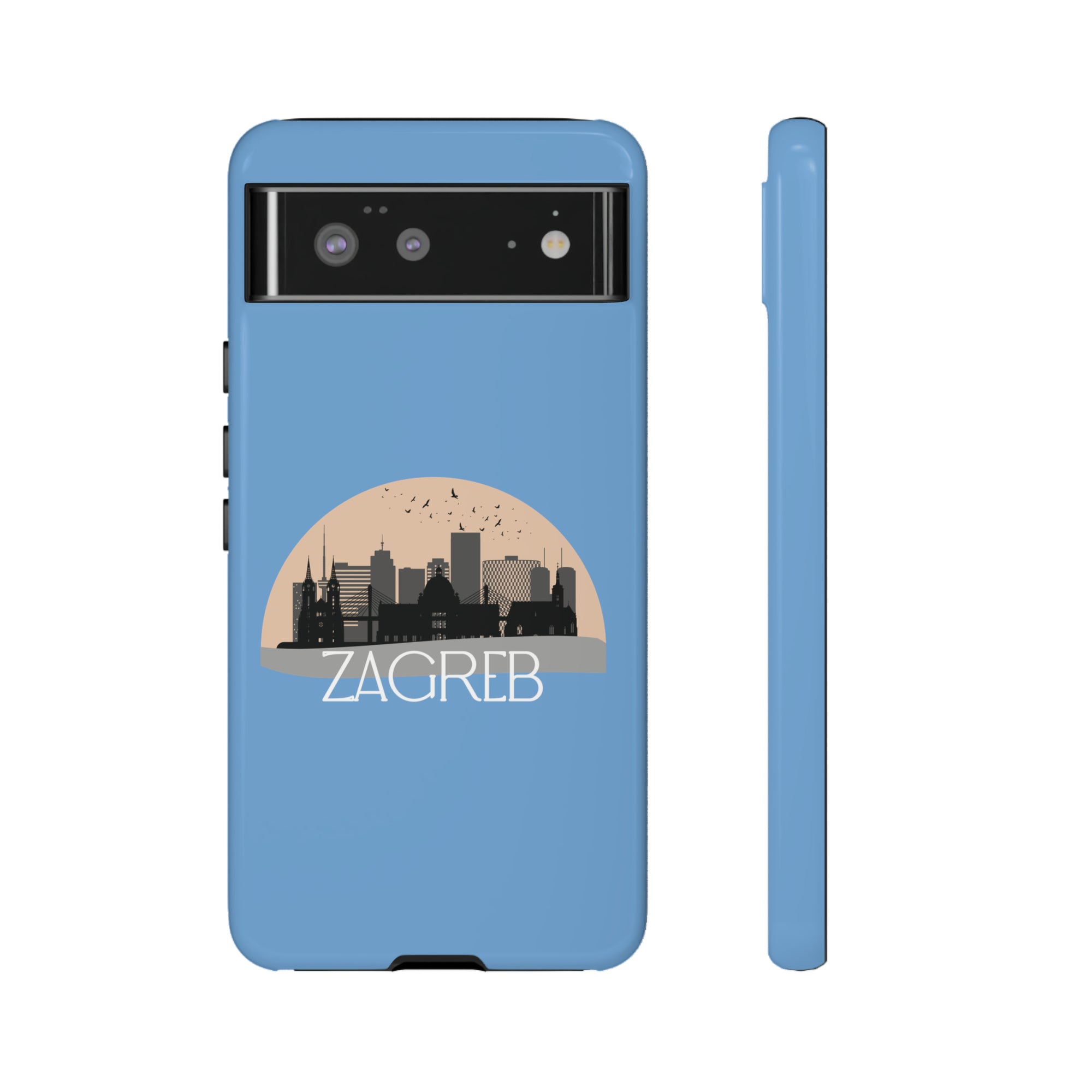 ZAGREB Phone Case - Light Blue