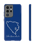 Šeher Bosno Volim Te Phone Case - Blue