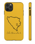 Šeher Bosno Volim Te Phone Case - Yellow