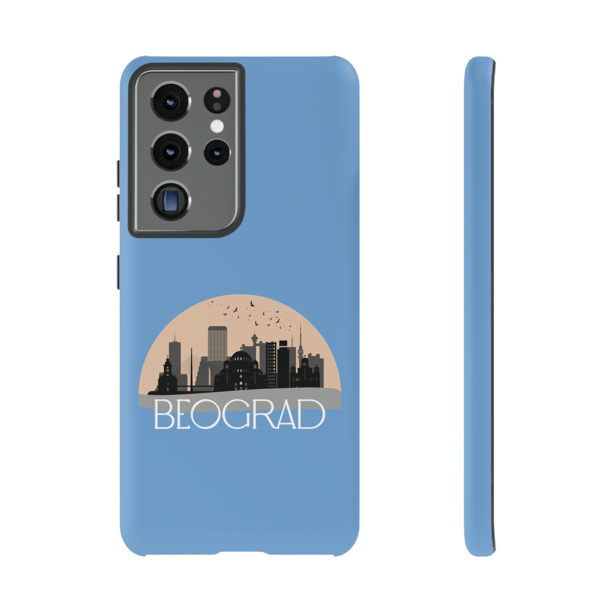 BEOGRAD Phone Case - Light Blue