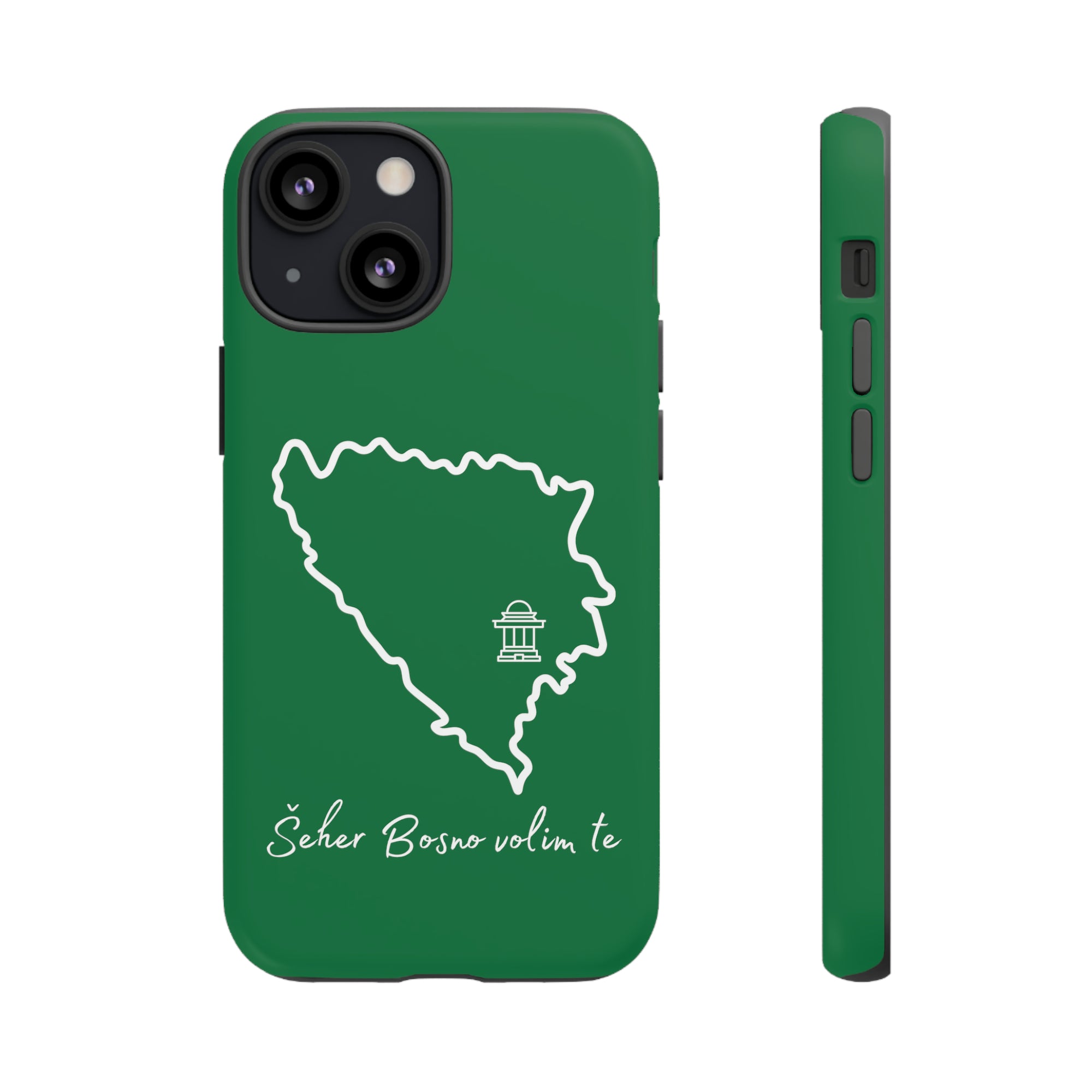 Šeher Bosno Volim Te Phone Case - Green