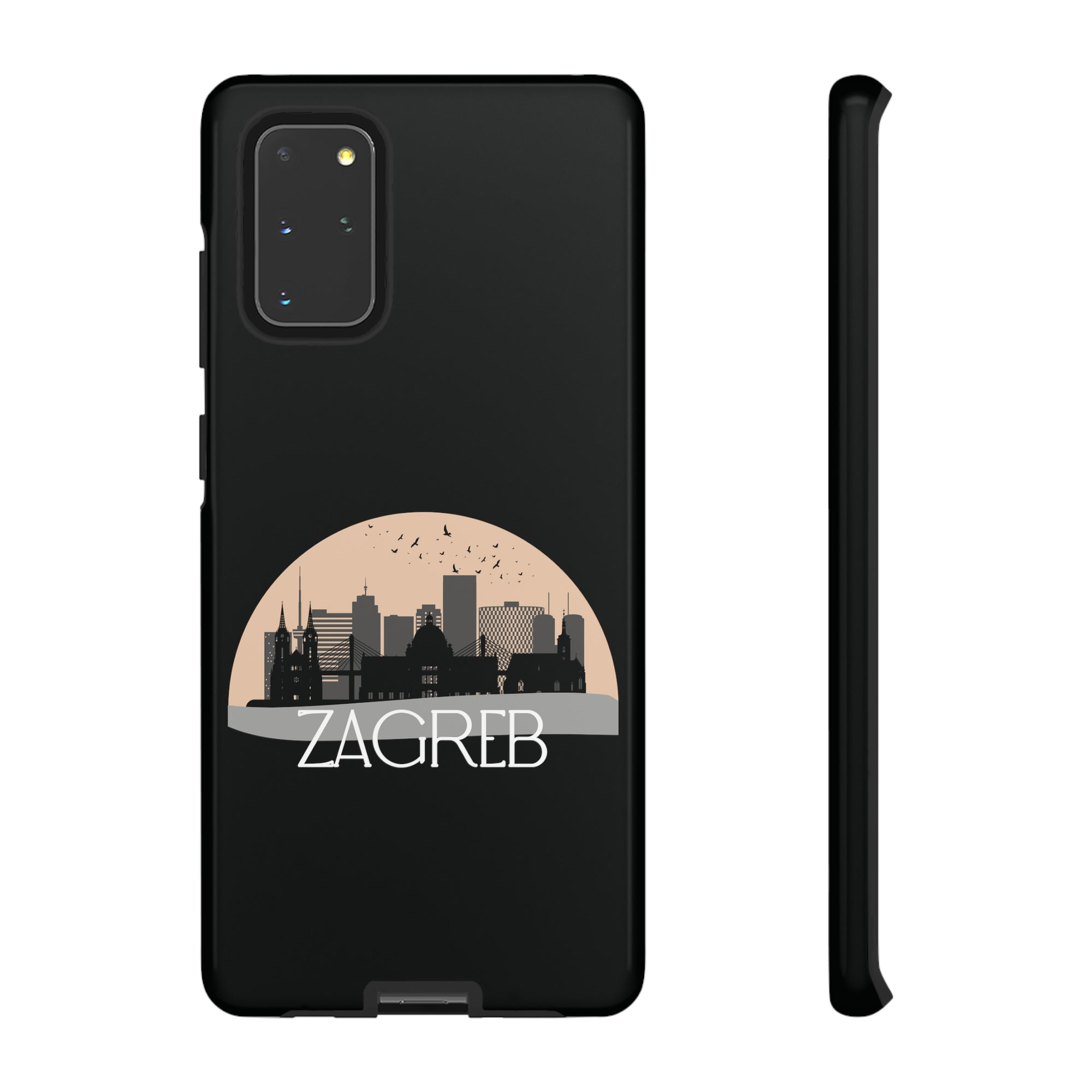 ZAGREB Phone Case - Black