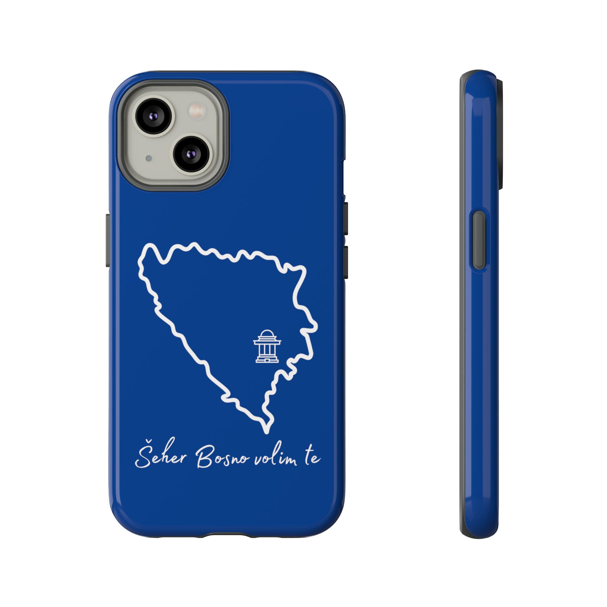 Šeher Bosno Volim Te Phone Case - Blue