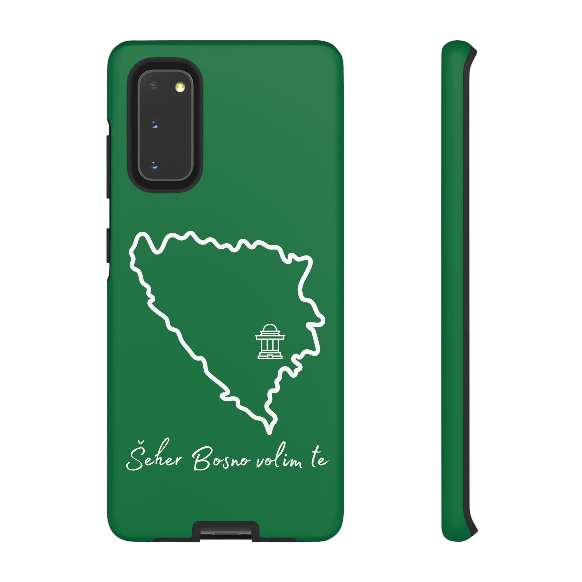 Šeher Bosno Volim Te Phone Case - Green