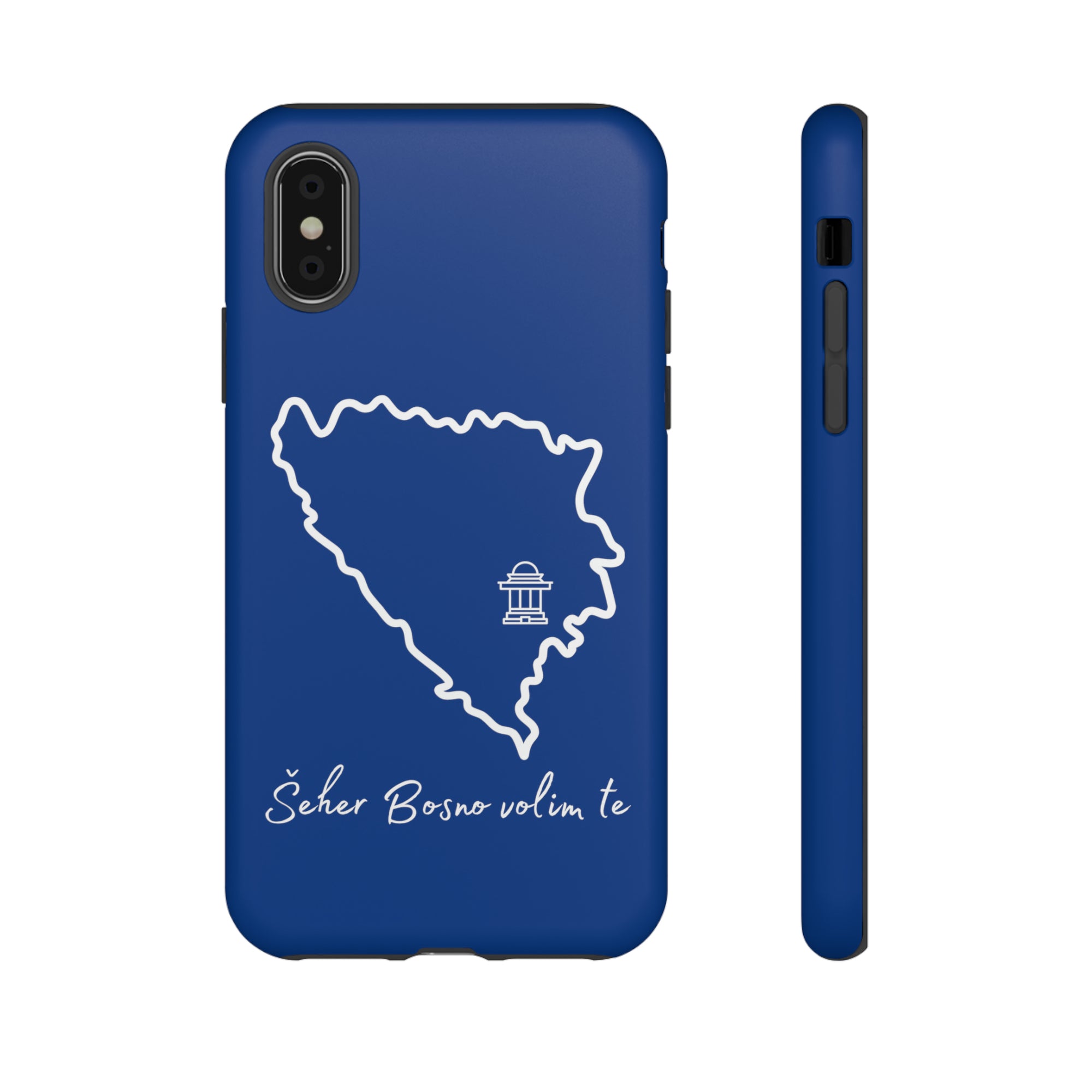 Šeher Bosno Volim Te Phone Case - Blue