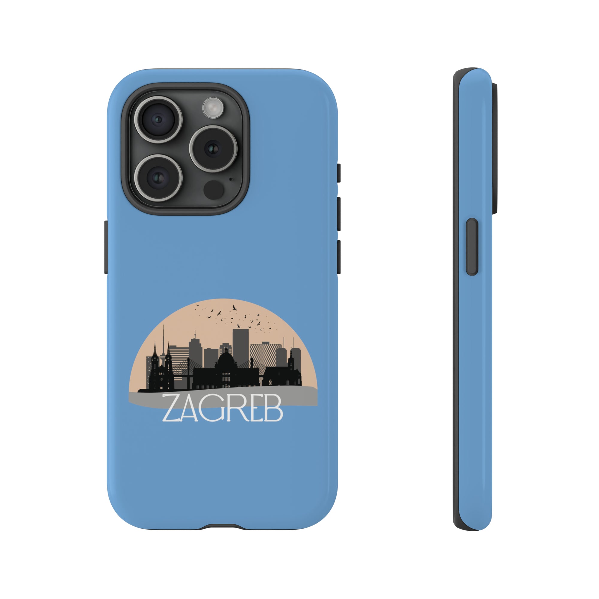 ZAGREB Phone Case - Light Blue