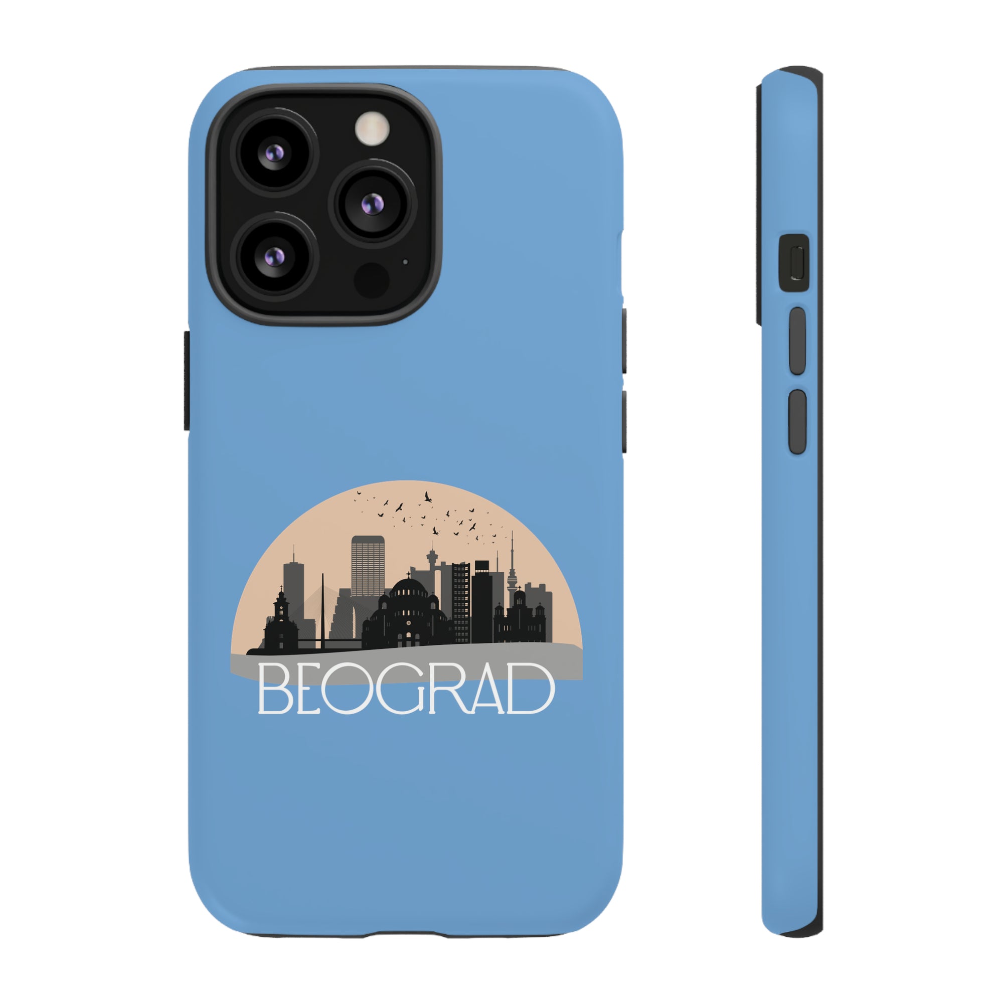 BEOGRAD Phone Case - Light Blue