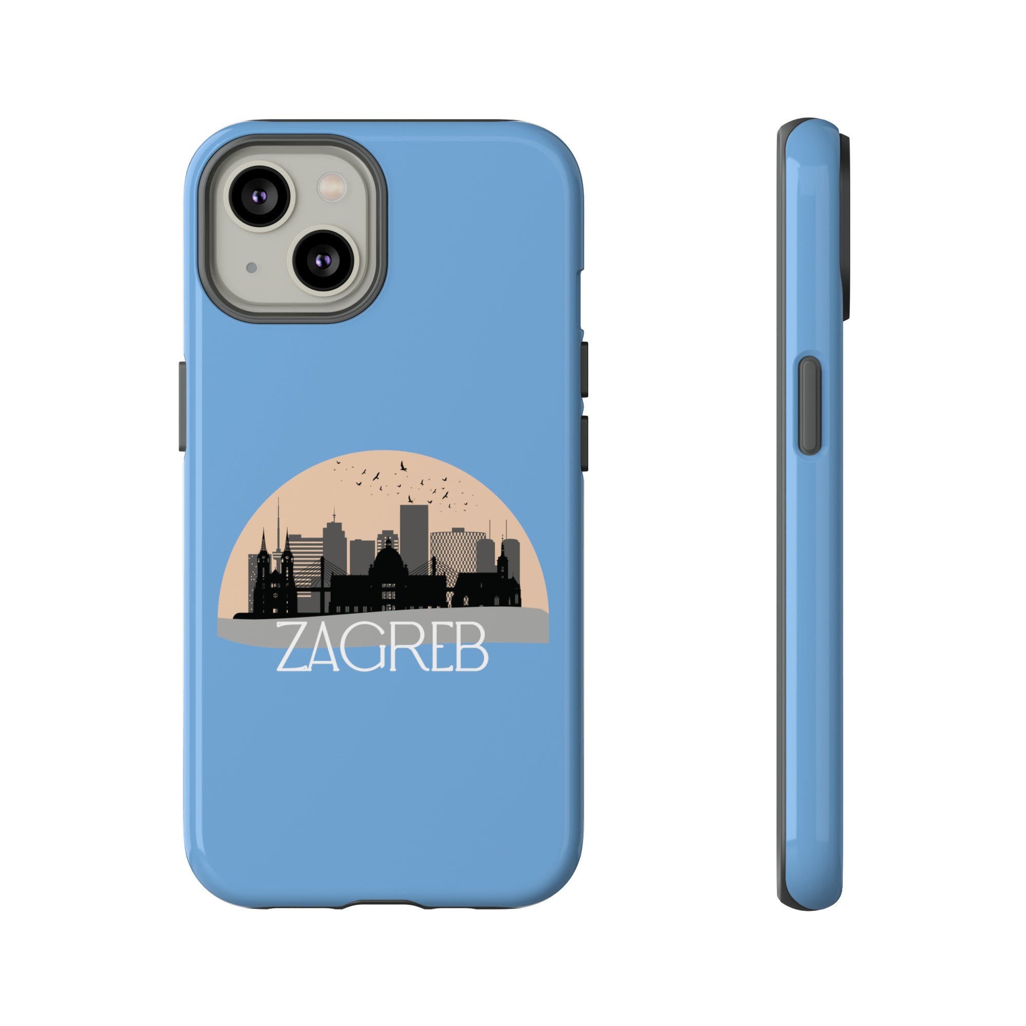 ZAGREB Phone Case - Light Blue