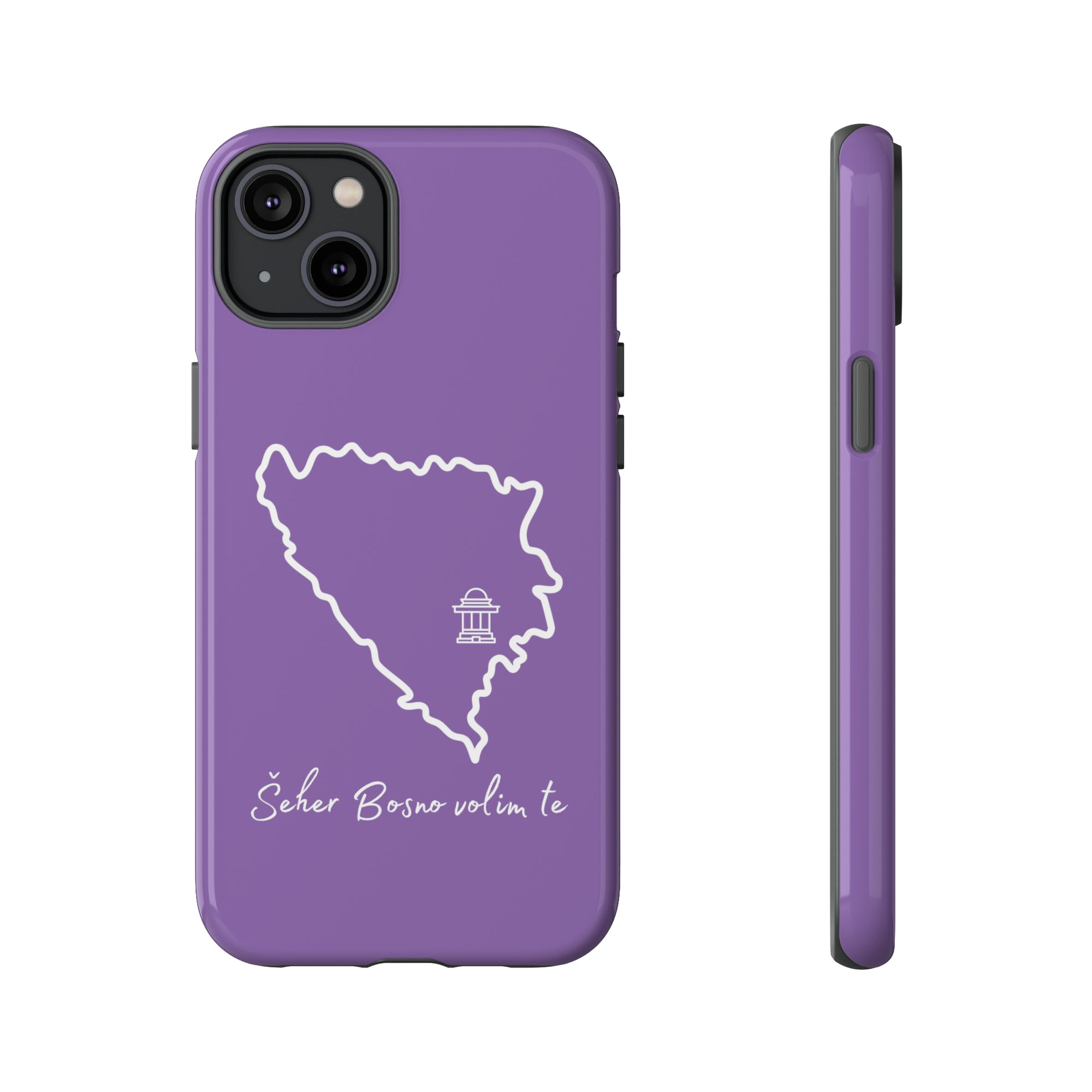 Šeher Bosno Volim Te Phone Case - Purple