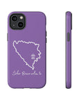 Šeher Bosno Volim Te Phone Case - Purple