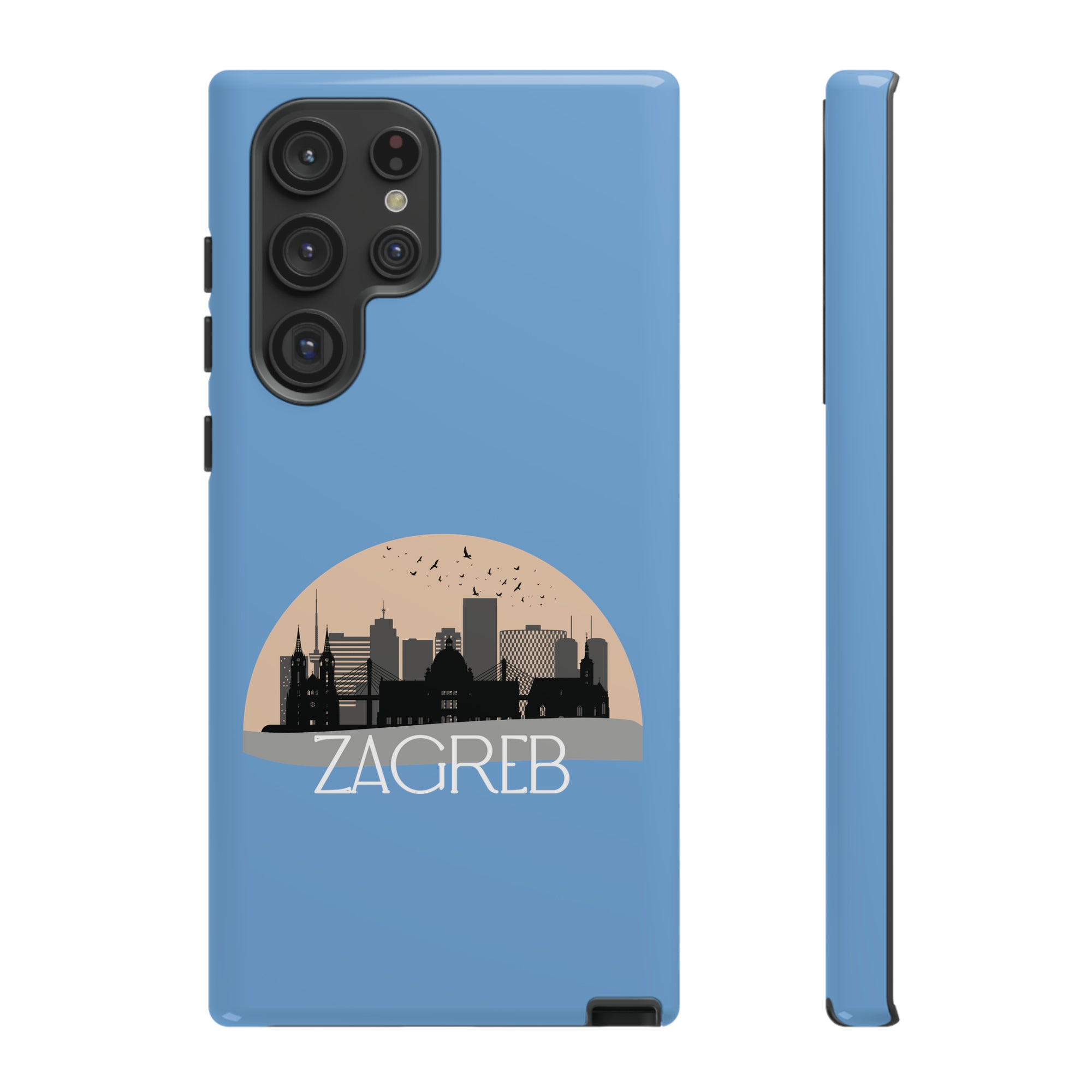 ZAGREB Phone Case - Light Blue