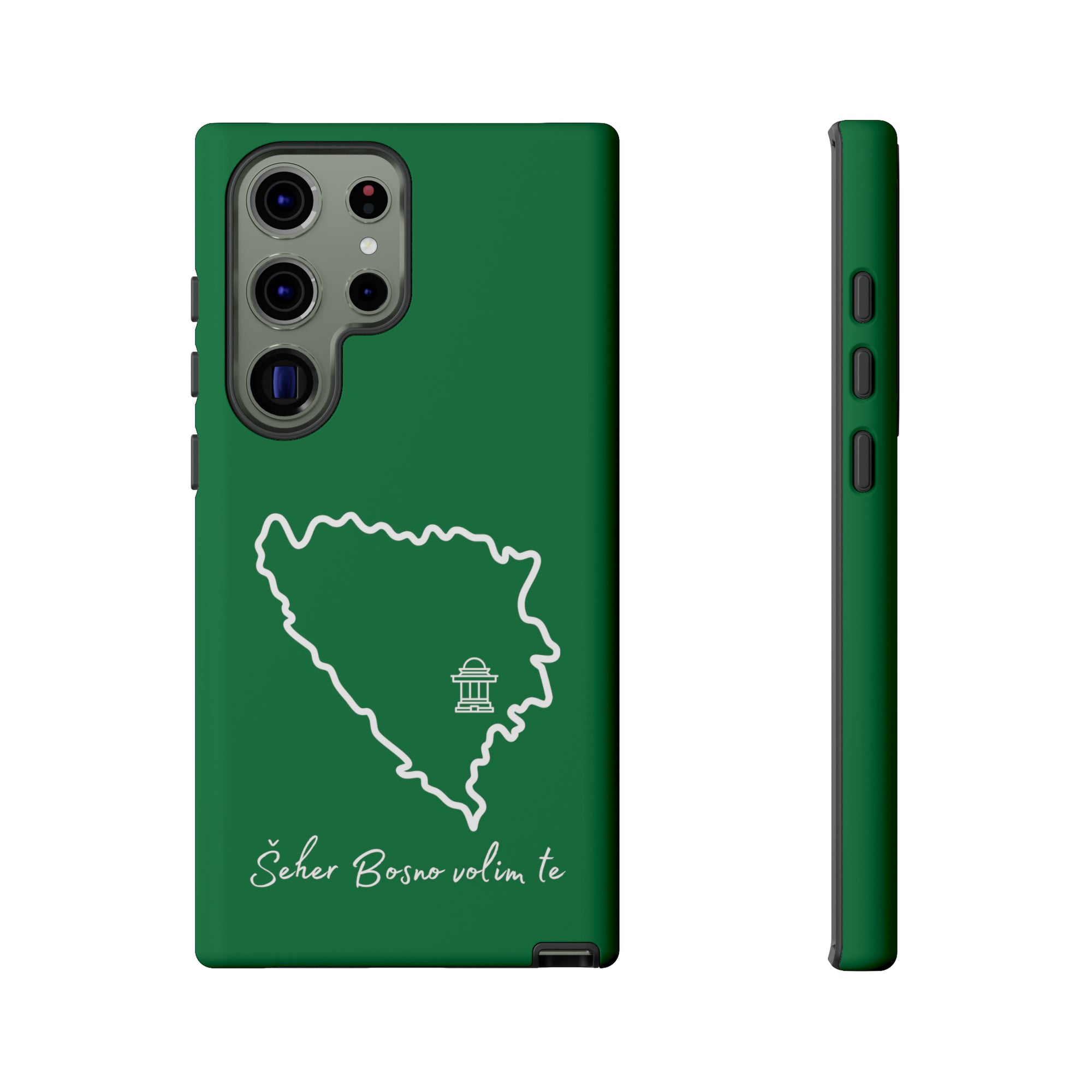 Šeher Bosno Volim Te Phone Case - Green