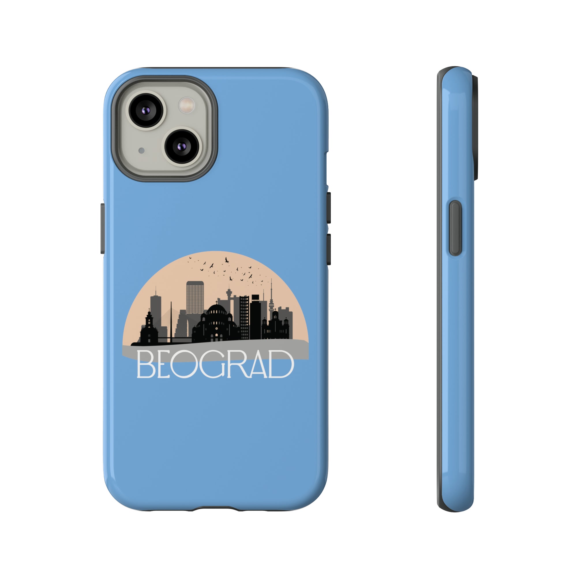 BEOGRAD Phone Case - Light Blue