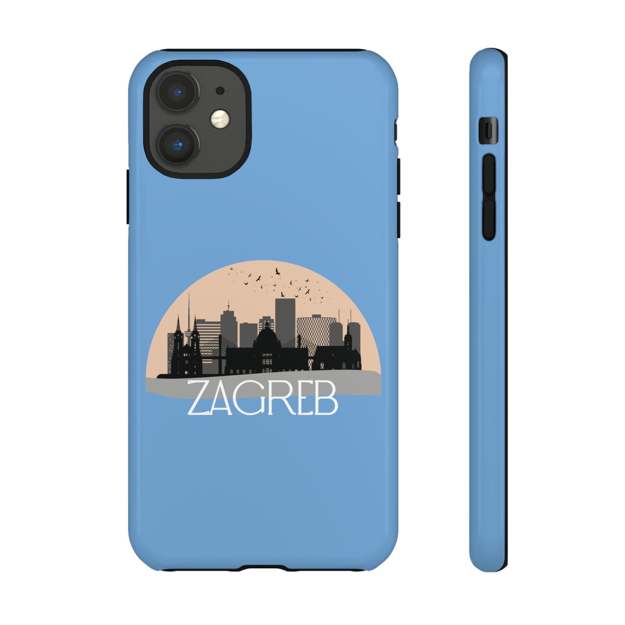 ZAGREB Phone Case - Light Blue