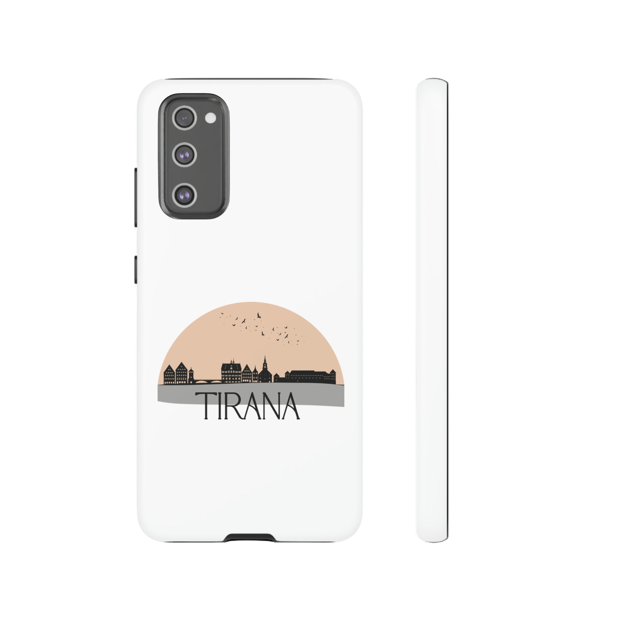 TIRANA Phone Case - White