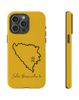 Šeher Bosno Volim Te Phone Case - Yellow