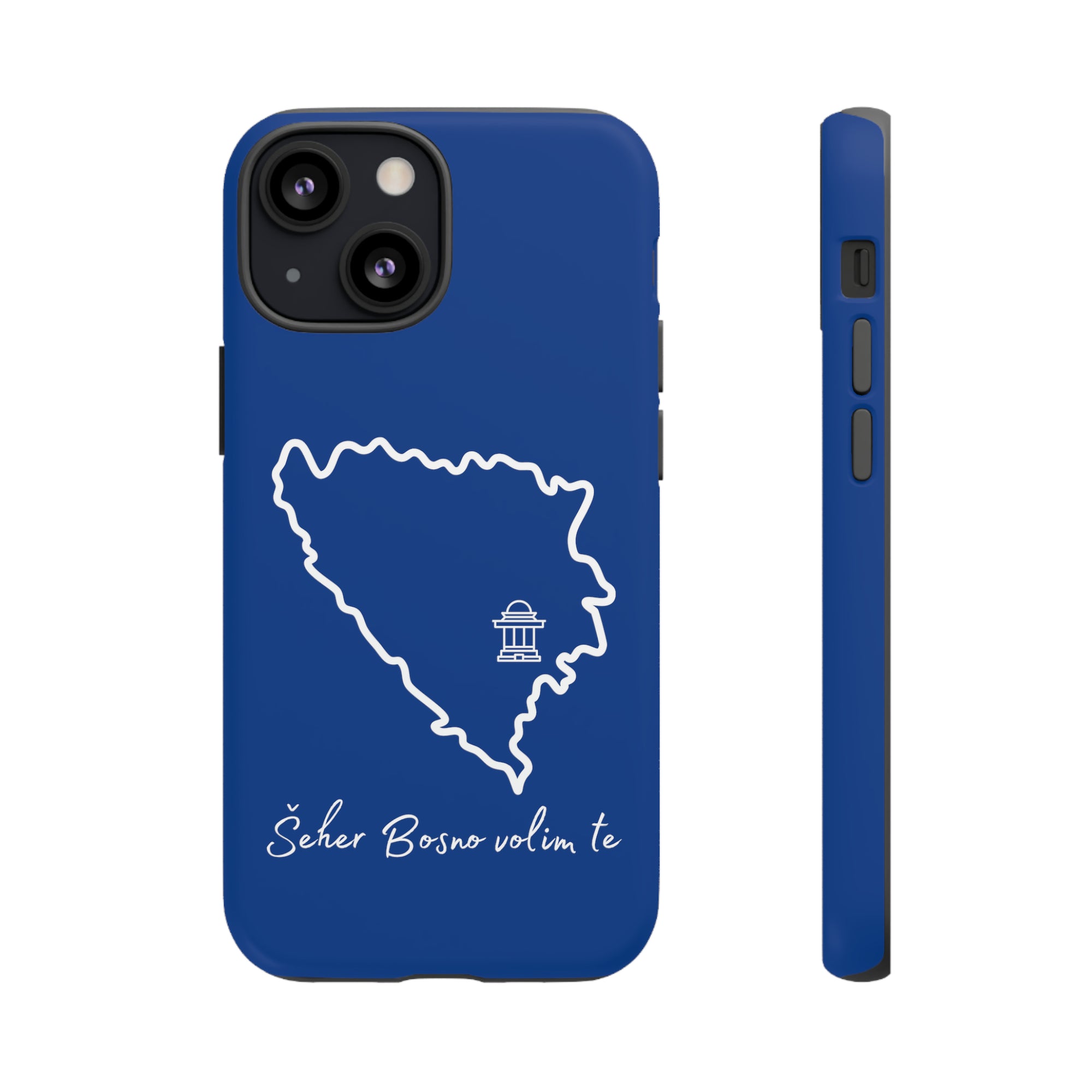 Šeher Bosno Volim Te Phone Case - Blue