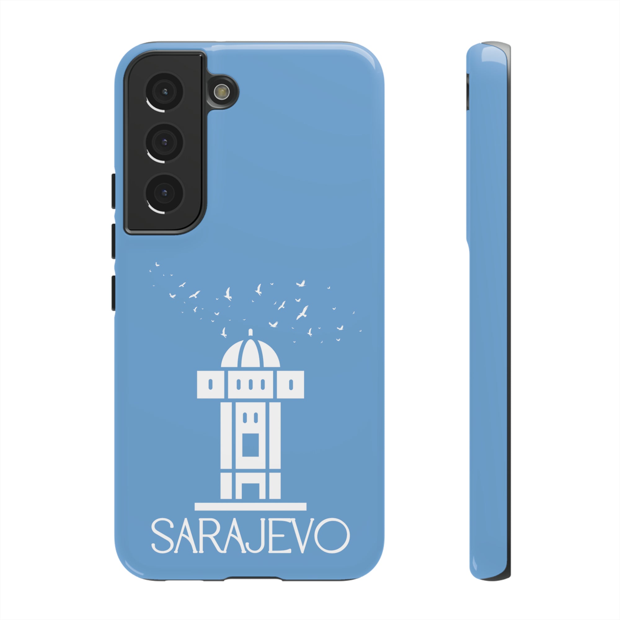 SARAJEVO SEBILJ Phone Case - Light Blue