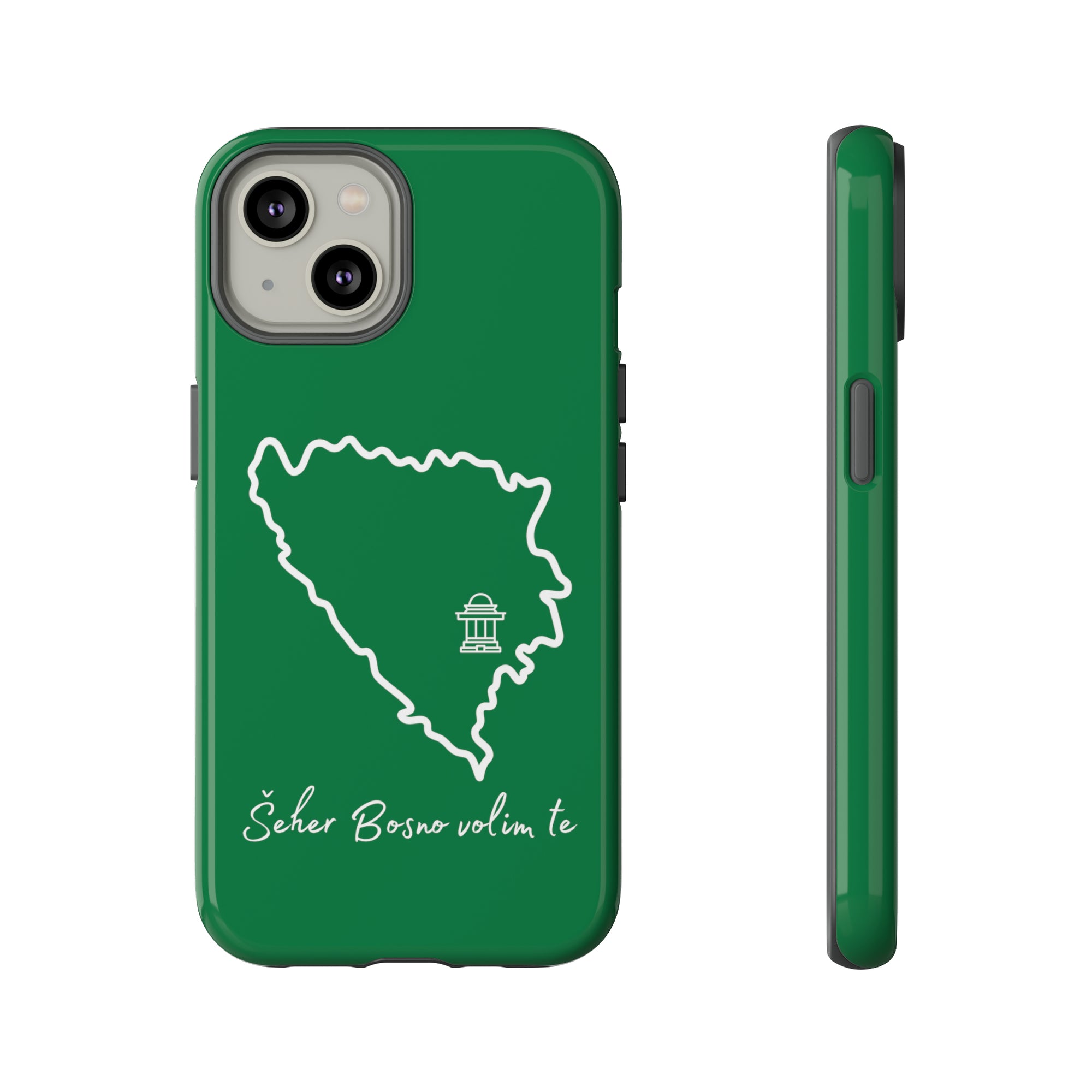 Šeher Bosno Volim Te Phone Case - Green