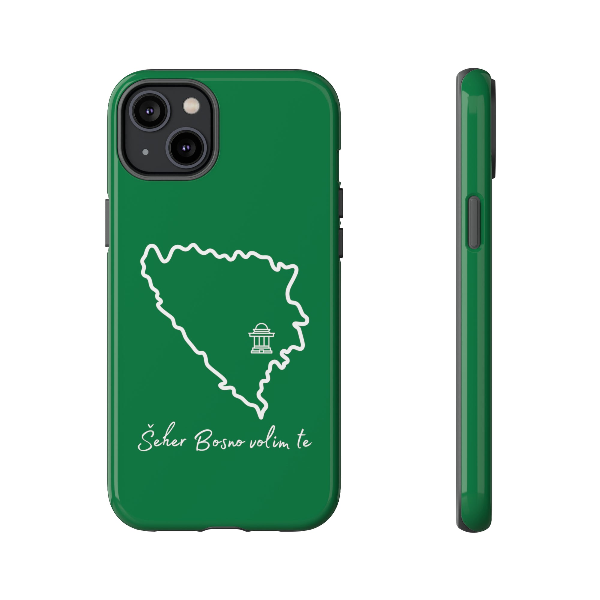 Šeher Bosno Volim Te Phone Case - Green