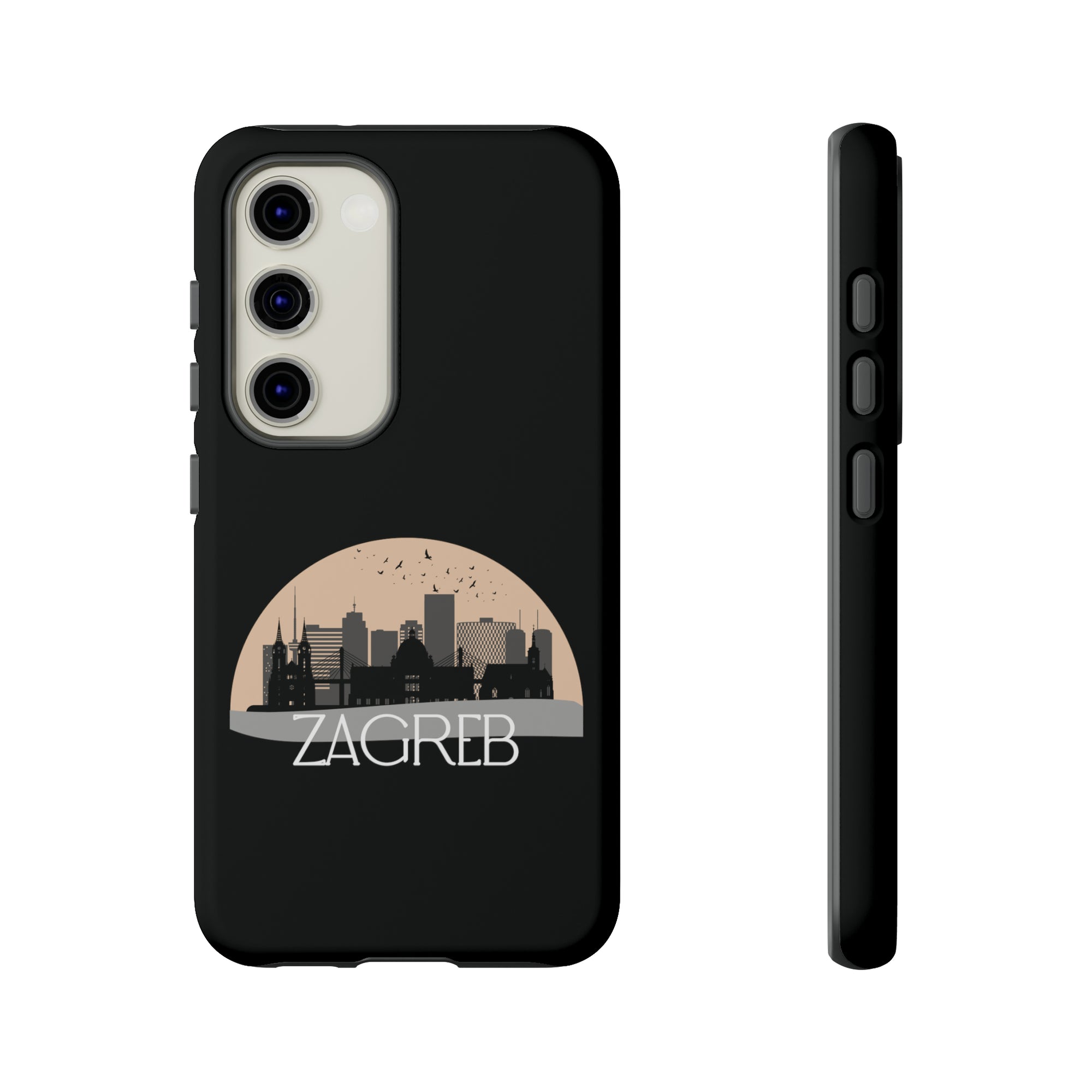 ZAGREB Phone Case - Black