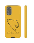 Šeher Bosno Volim Te Phone Case - Yellow