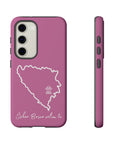 Šeher Bosno Volim Te Phone Case - Light Pink