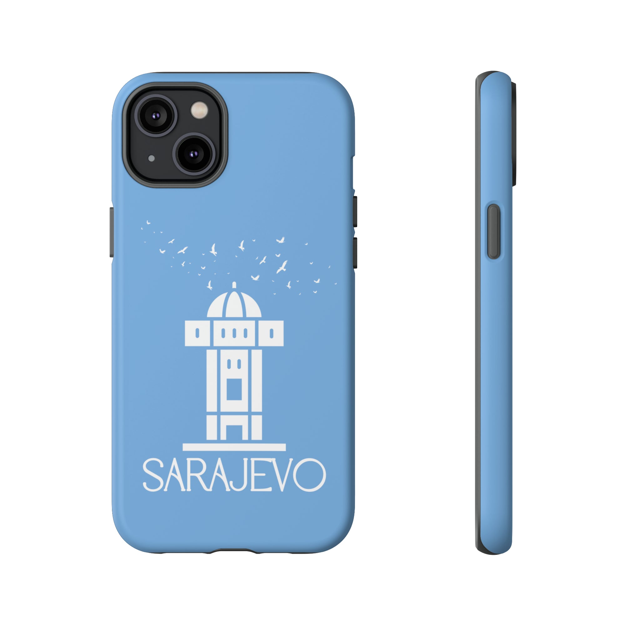 SARAJEVO SEBILJ Phone Case - Light Blue