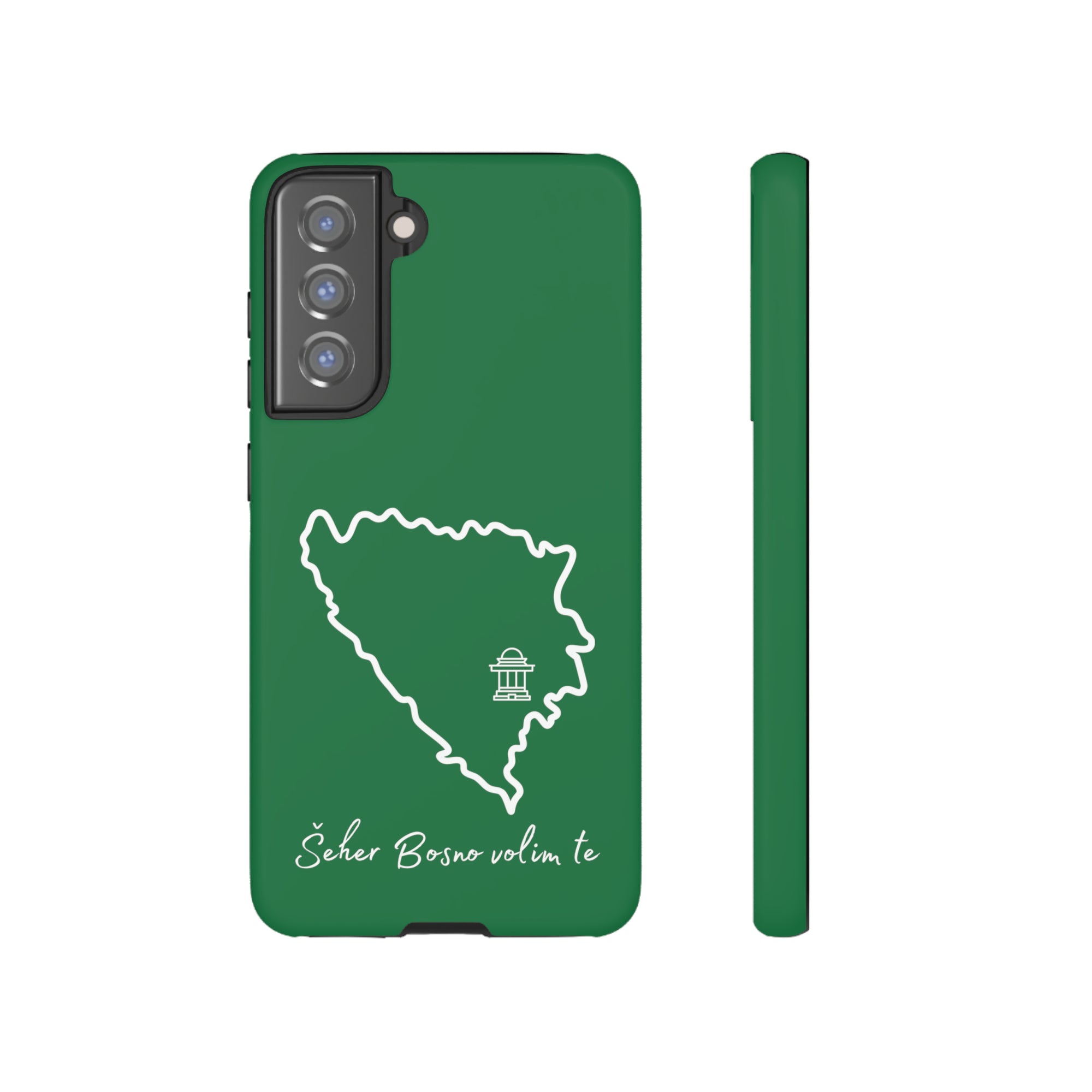 Šeher Bosno Volim Te Phone Case - Green