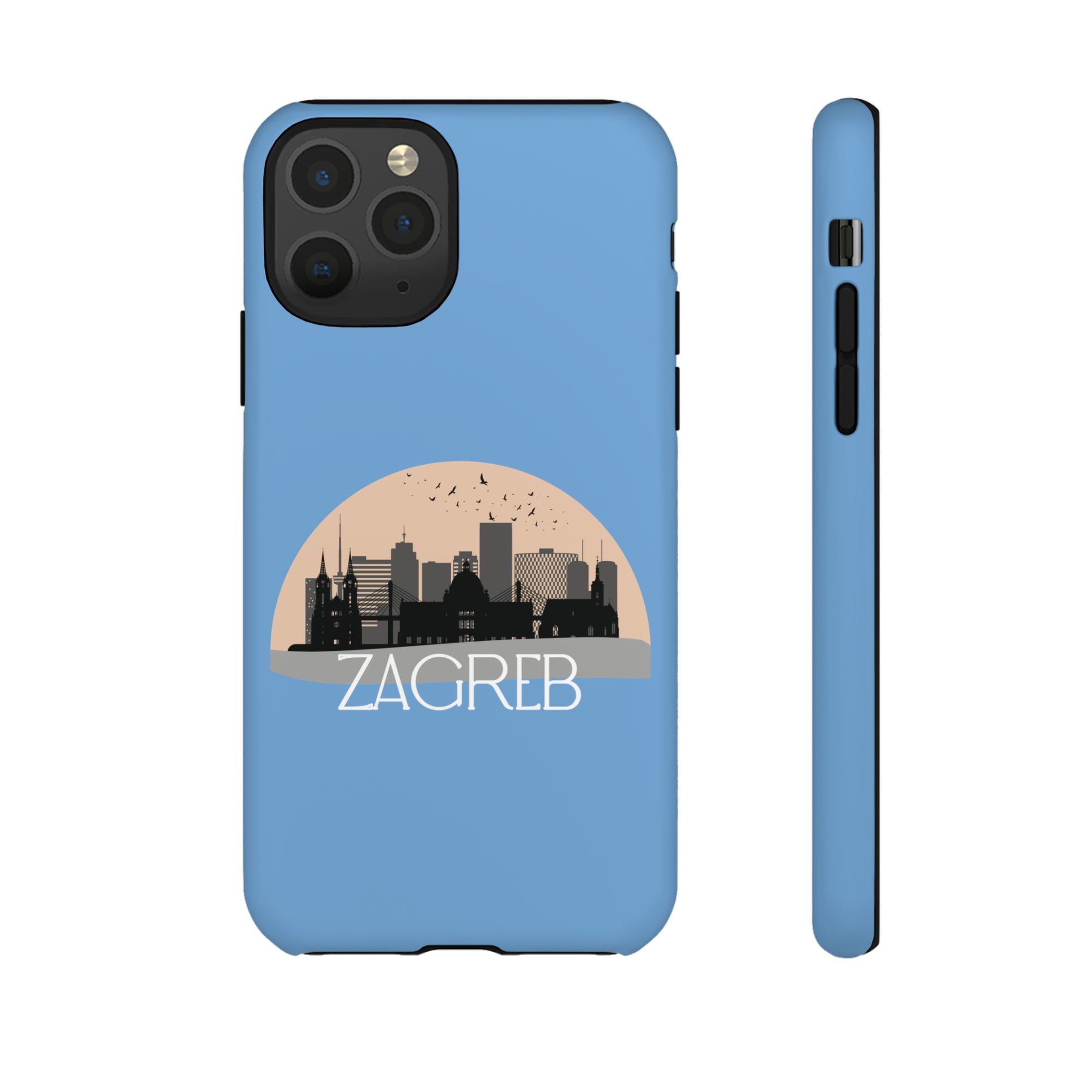 ZAGREB Phone Case - Light Blue