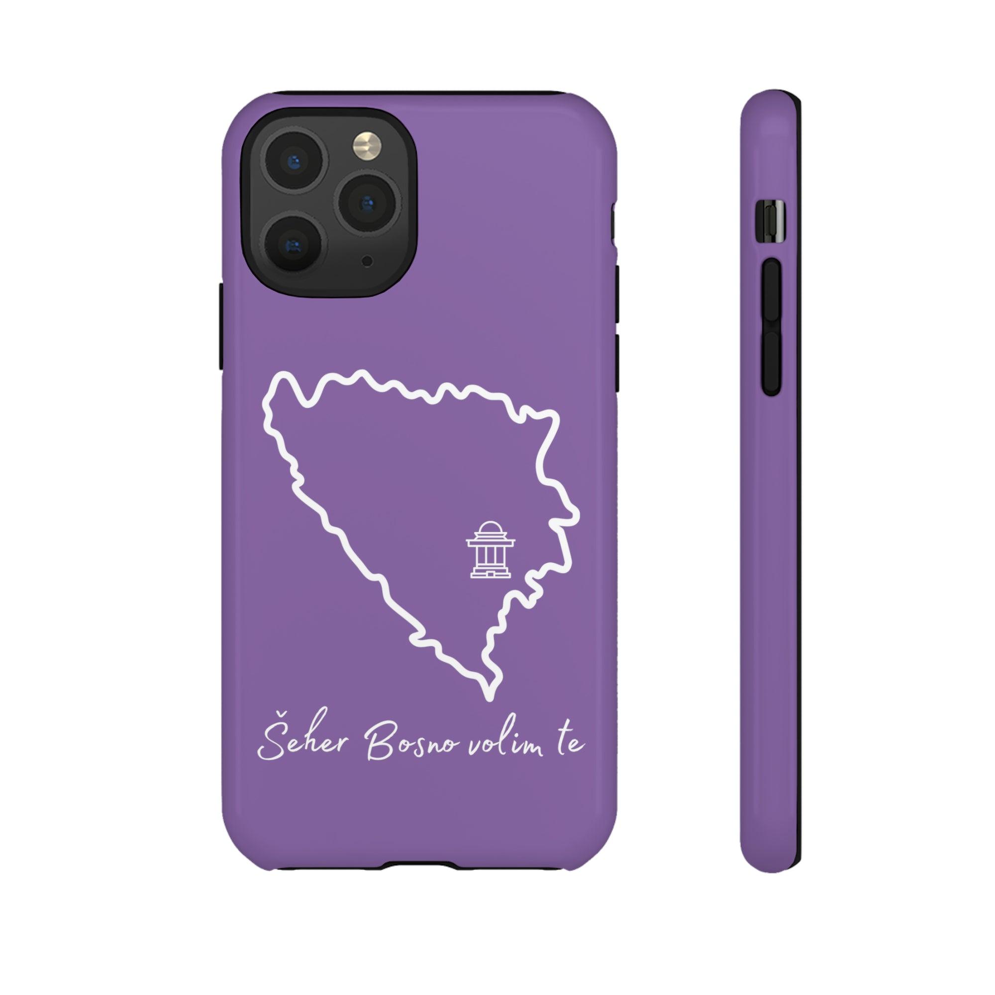 Šeher Bosno Volim Te Phone Case - Purple