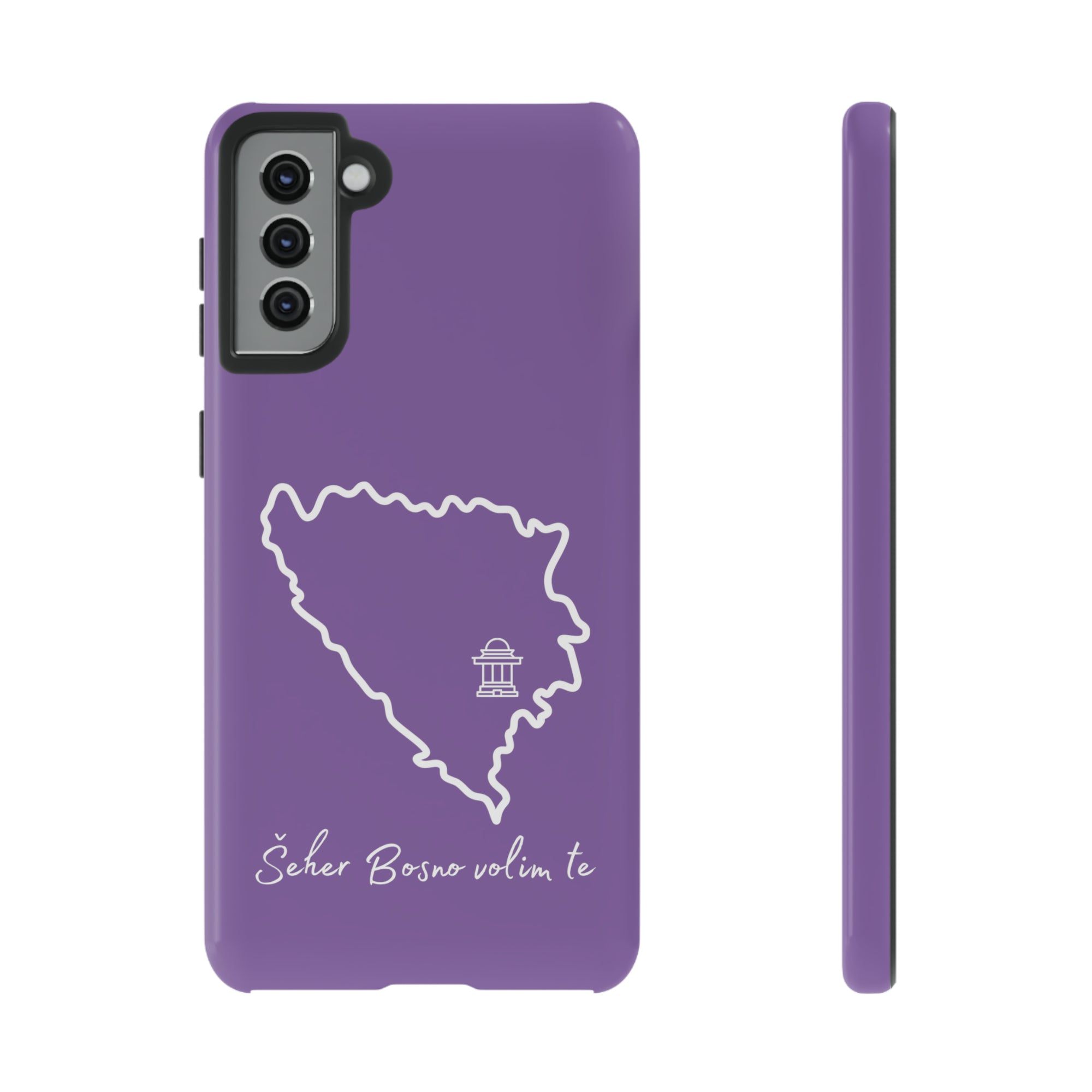 Šeher Bosno Volim Te Phone Case - Purple