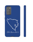 Šeher Bosno Volim Te Phone Case - Blue