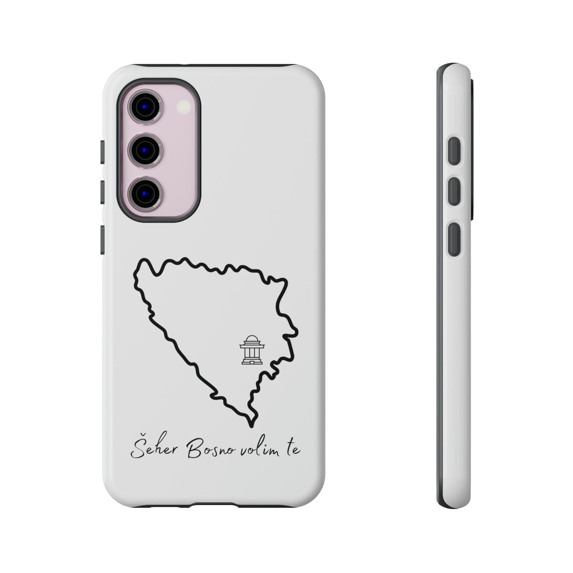 Šeher Bosno Volim Te Phone Case - White