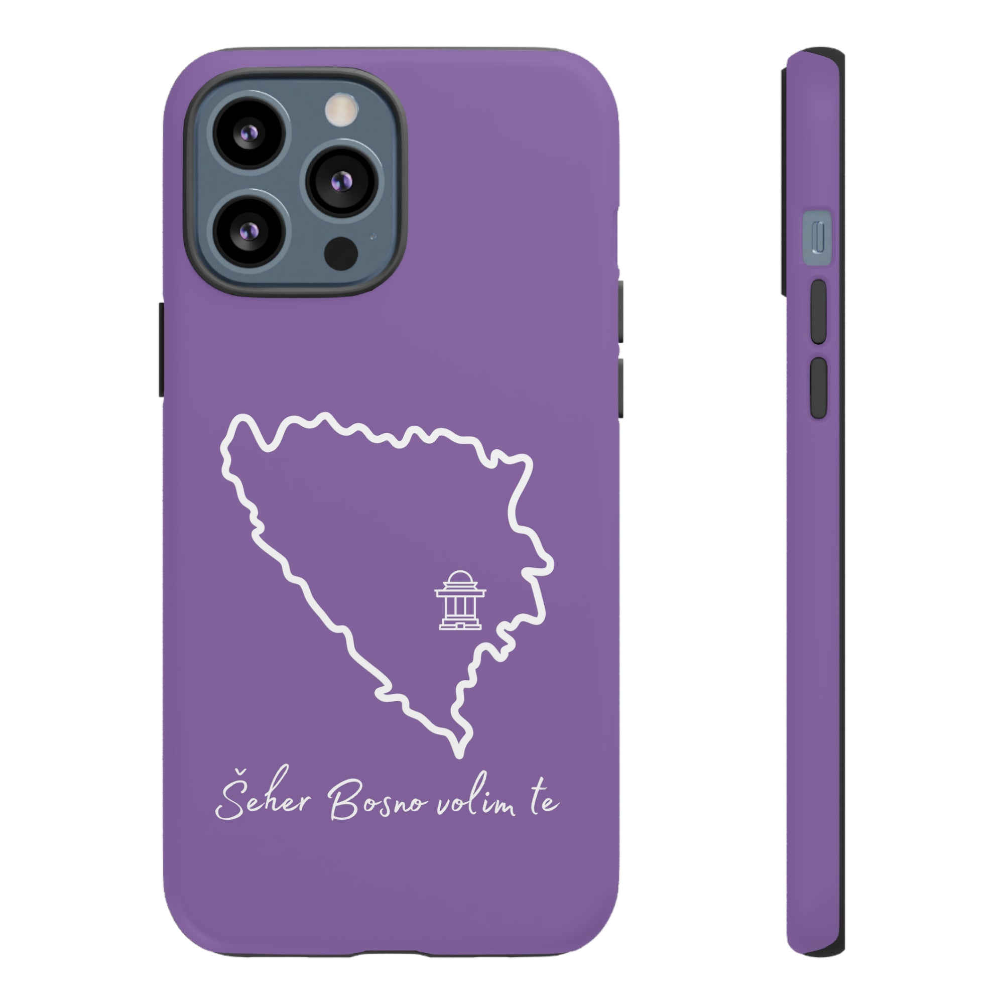 Šeher Bosno Volim Te Phone Case - Purple