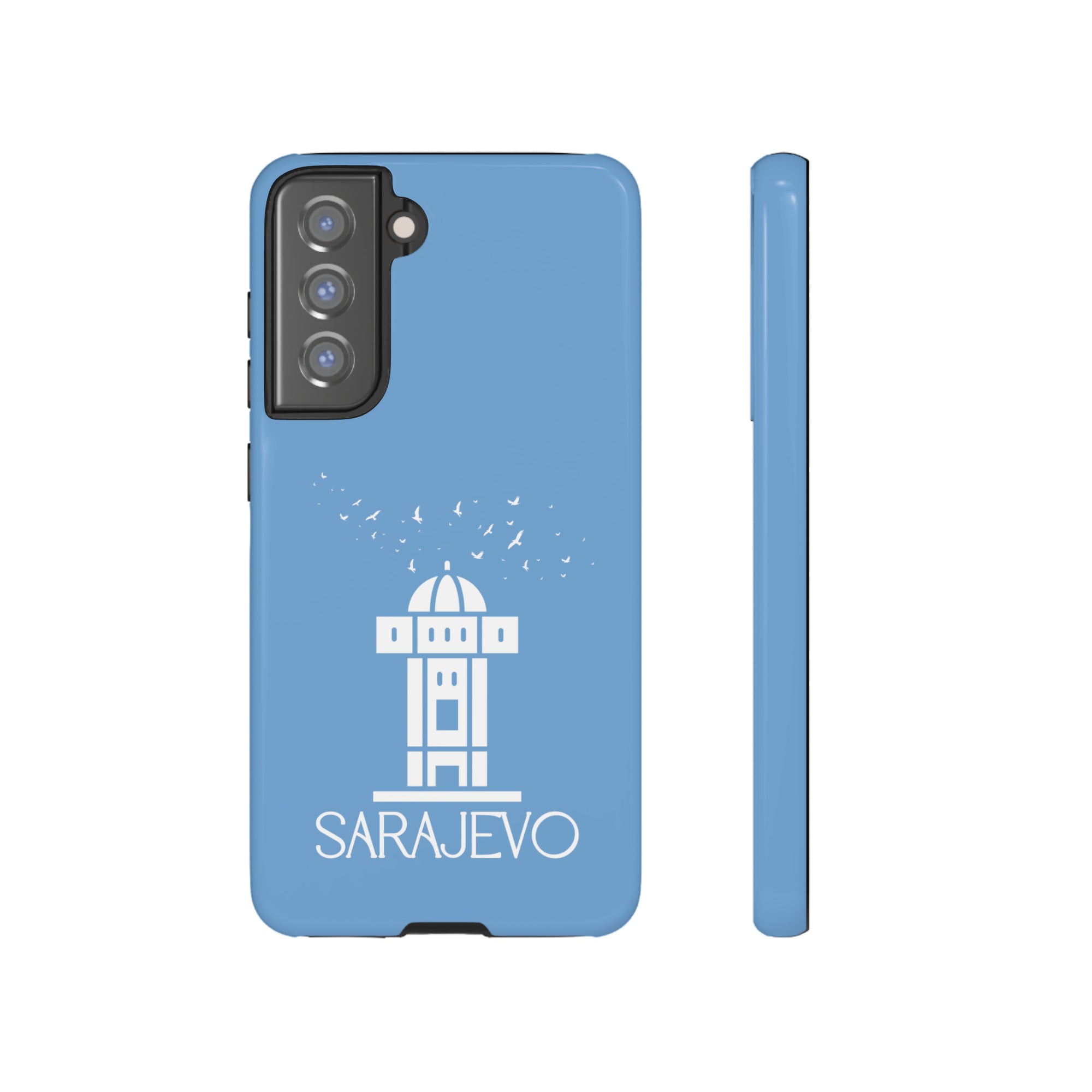 SARAJEVO SEBILJ Phone Case - Light Blue